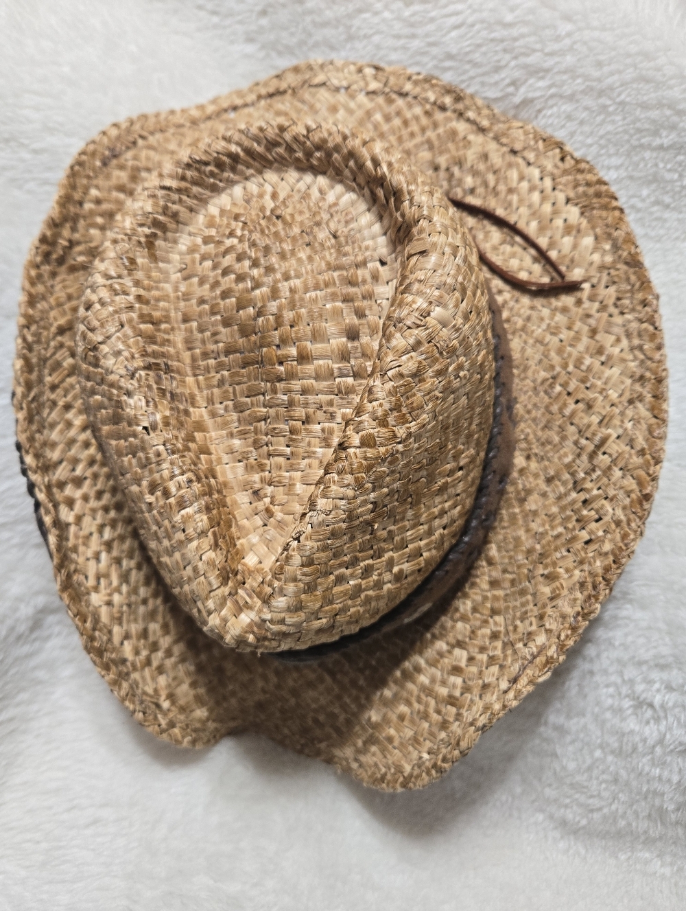 O'Ryan Hat Co 100% Straw Brayden Festival Western Adult Cowboy Hat GUC - Picture 10 of 10